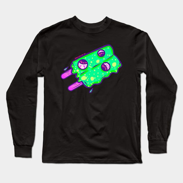 Slimy Long Sleeve T-Shirt by MonicaLaraArt